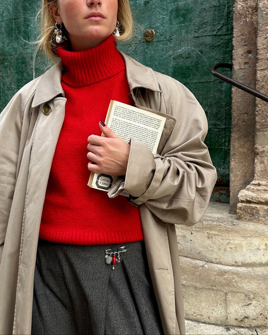 Moonlit Pearl Hoop Earrings