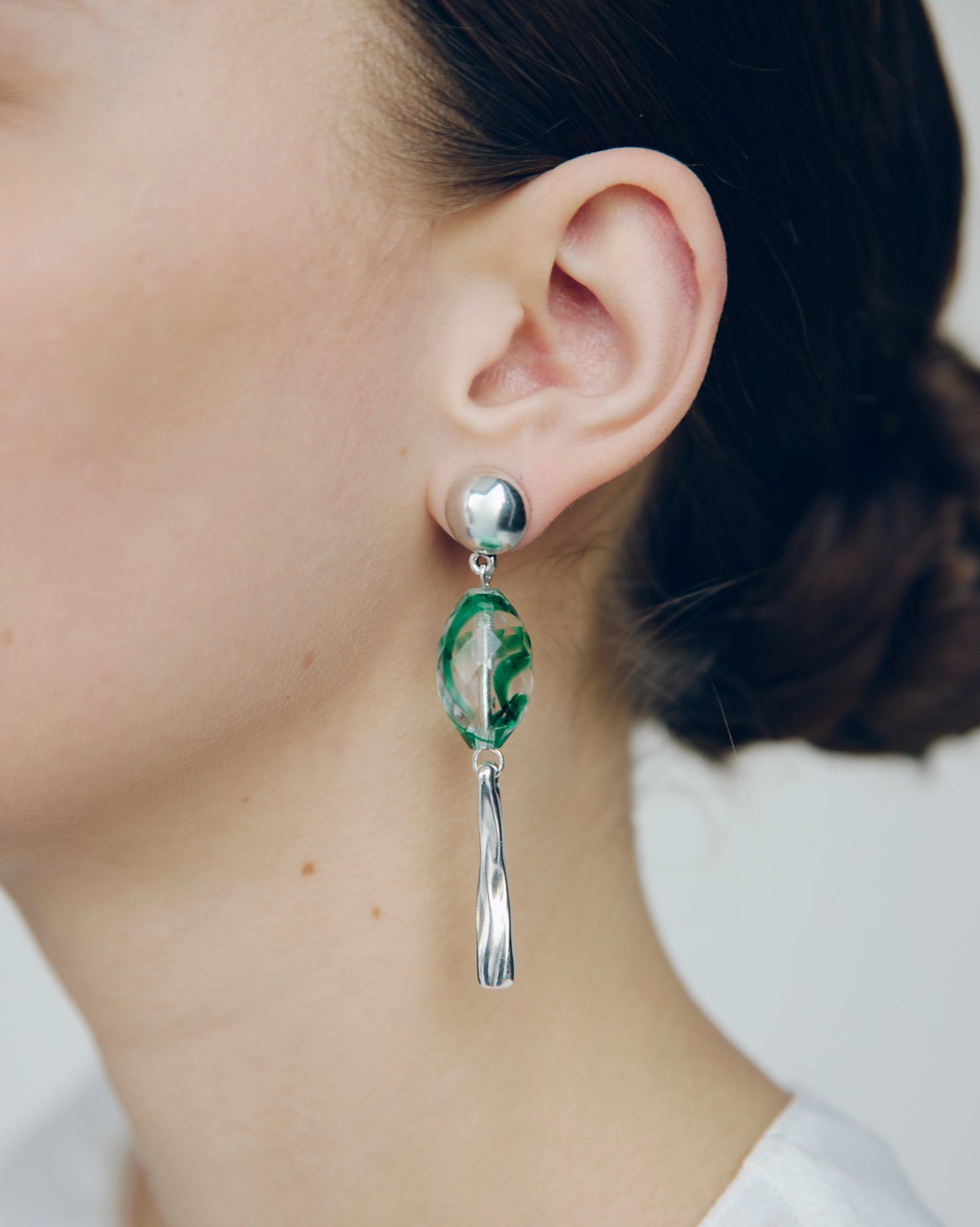SPIRAL VERT EARRINGS