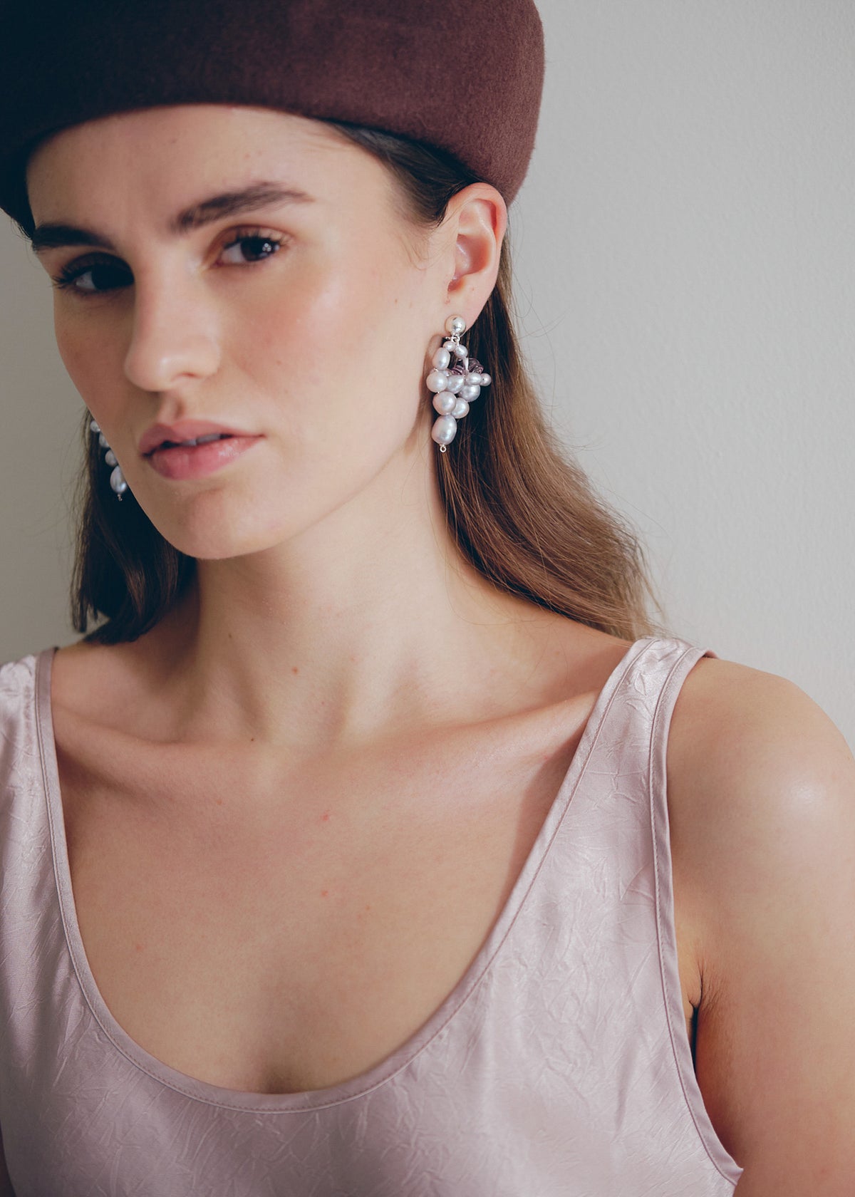 MAUVE EARRINGS