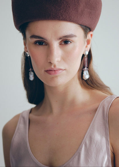 PLUM EARRINGS