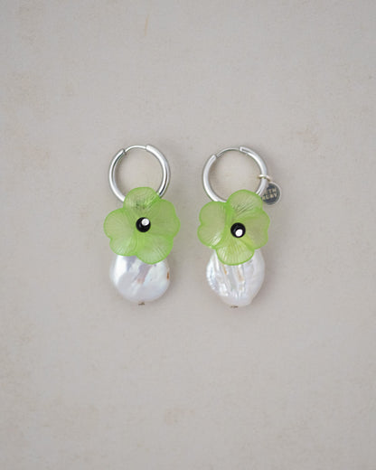 Aurora Bloom Hoop Earrings