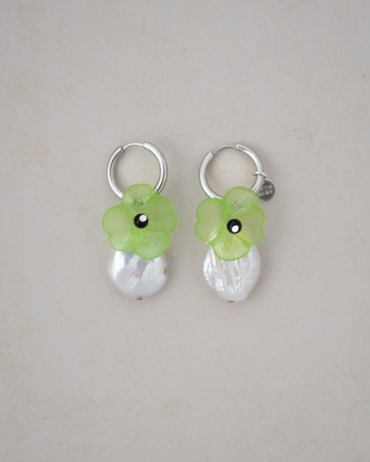 Aurora Bloom Hoop Earrings