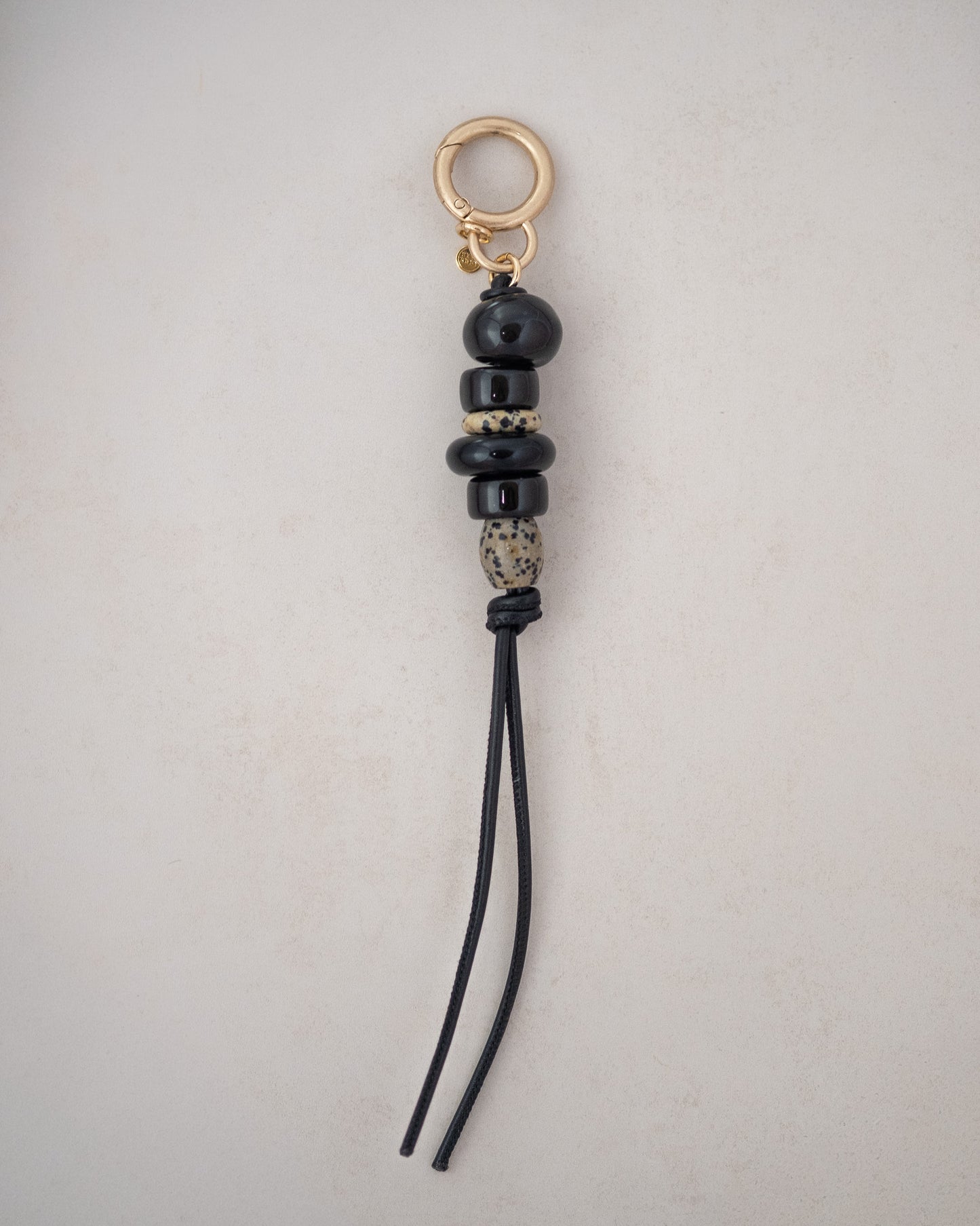 Dusky Pebble Bag Charm