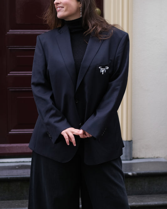 Upcycled Vintage blazer - Ruby Revival