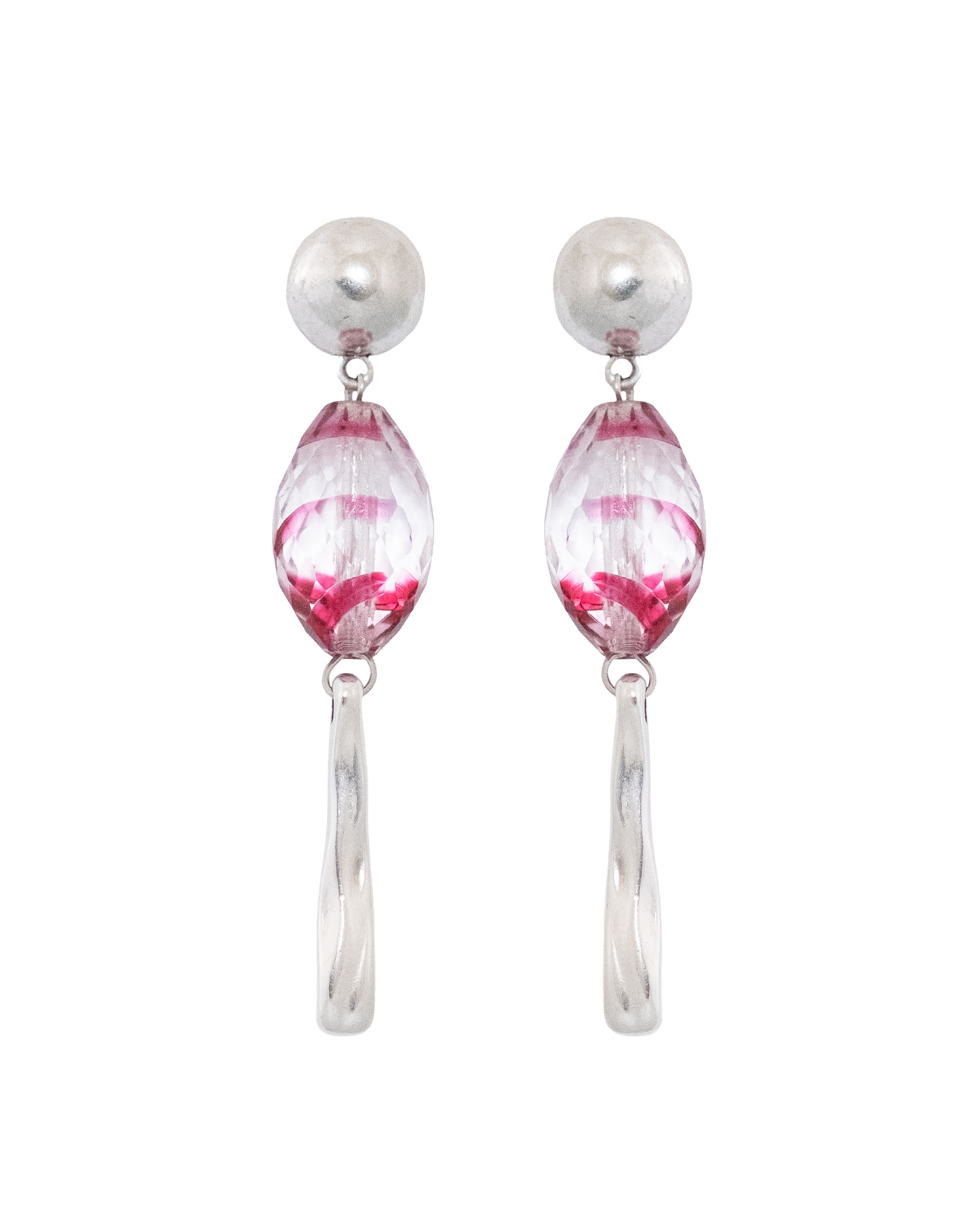 SPIRAL ROUGE EARRINGS