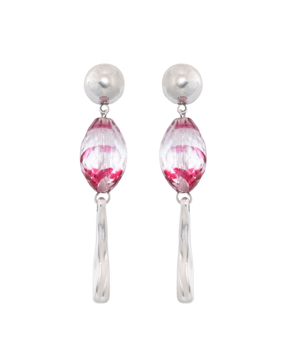SPIRAL ROUGE EARRINGS