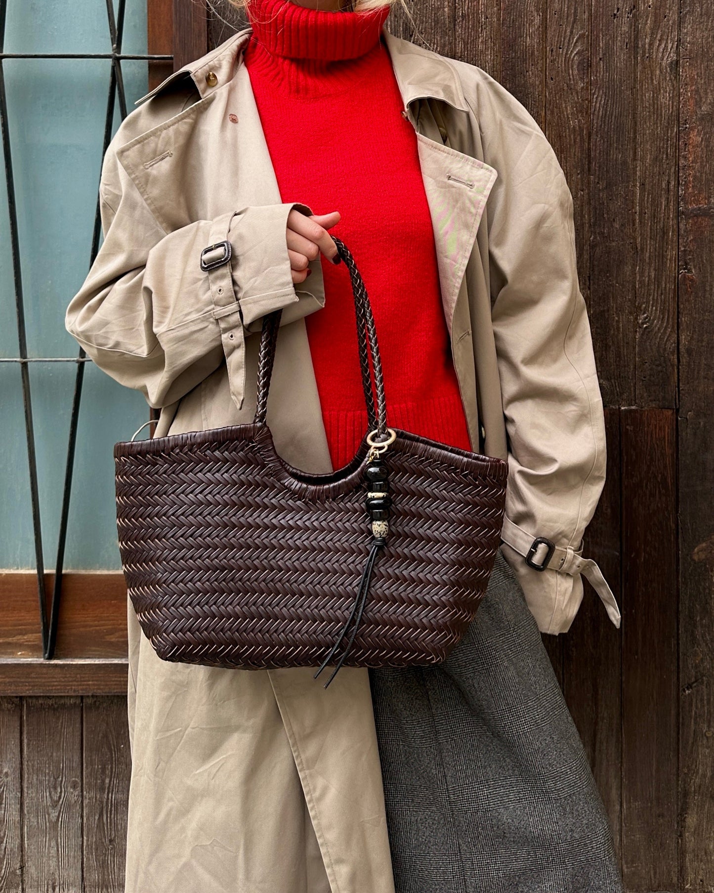 Dusky Pebble Bag Charm