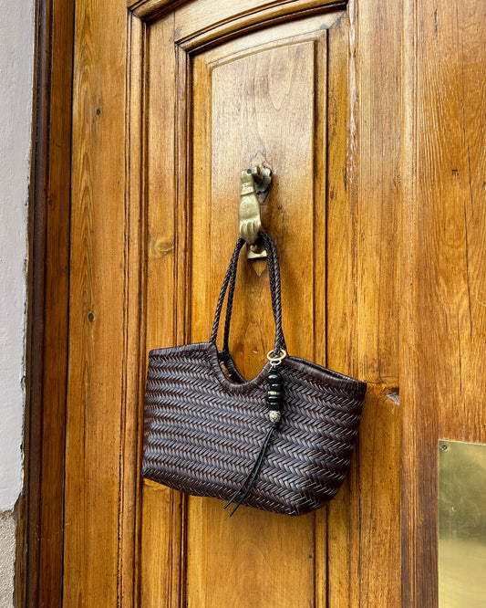 Dusky Pebble Bag Charm