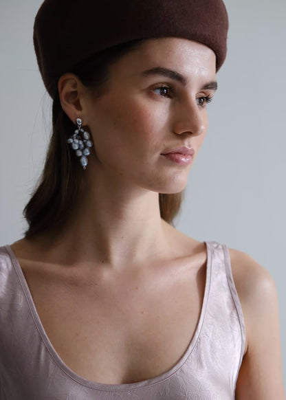 MAUVE EARRINGS